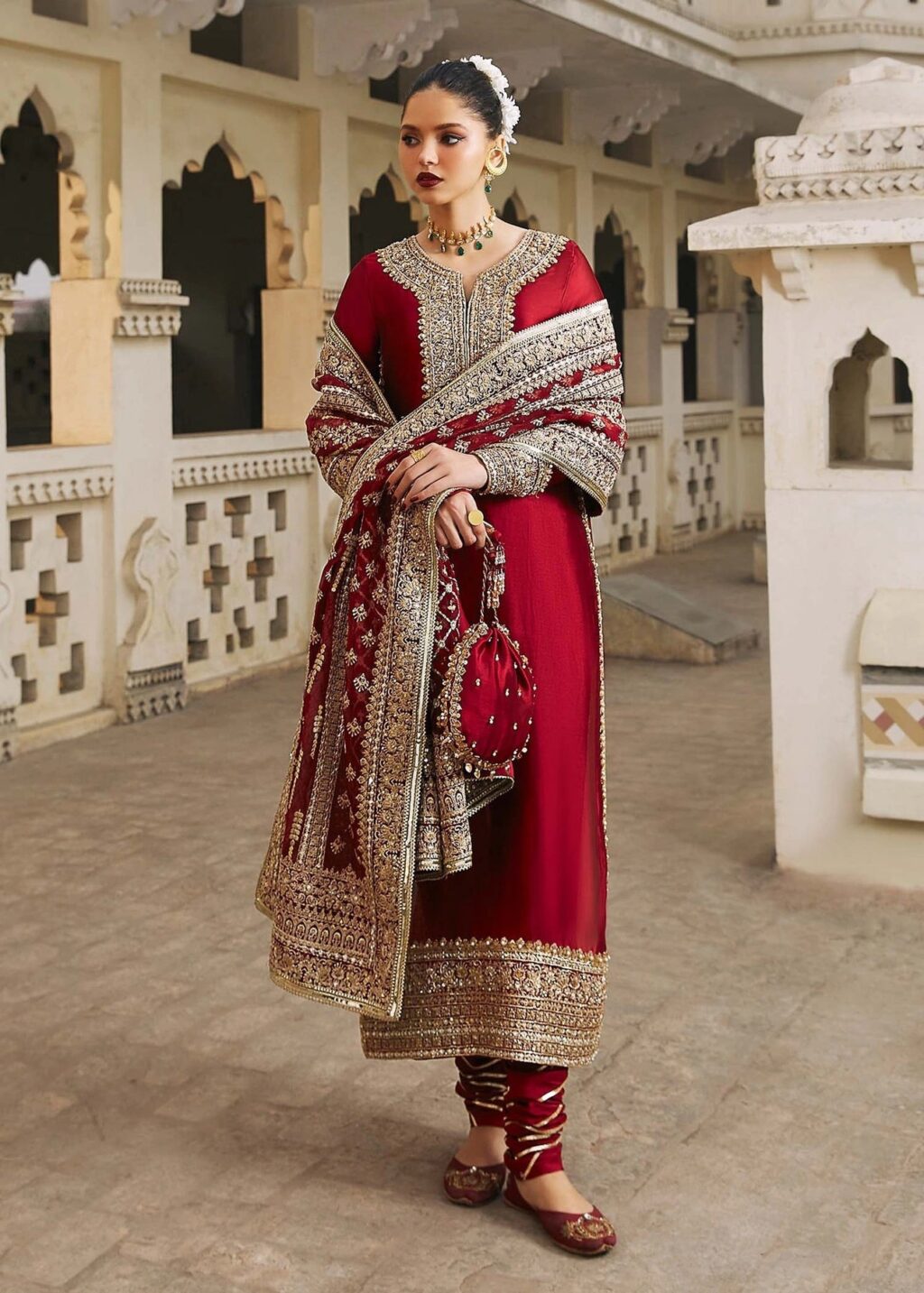 KANWAL MALIK RED DRESS