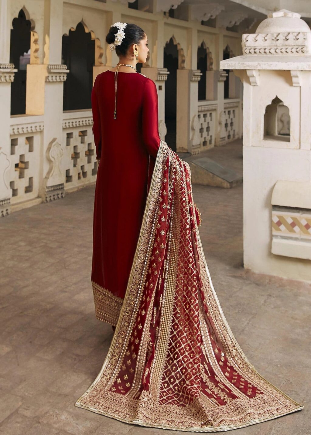 KANWAL MALIK RED DRESS